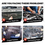Arenzza efficient no-removal cleaning tool for car tight crevices, designed for easy access and thorough cleaning.