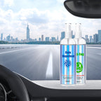 Arenzza car glass rain repellent and anti-fog kit applied on vehicle windshield, creating a clear, protective layer for better visibility.