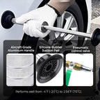 Arenzza Dent Repair Magic suction cup tool for auto body dent repair, designed for car accessories, shown in use on a vehicle.