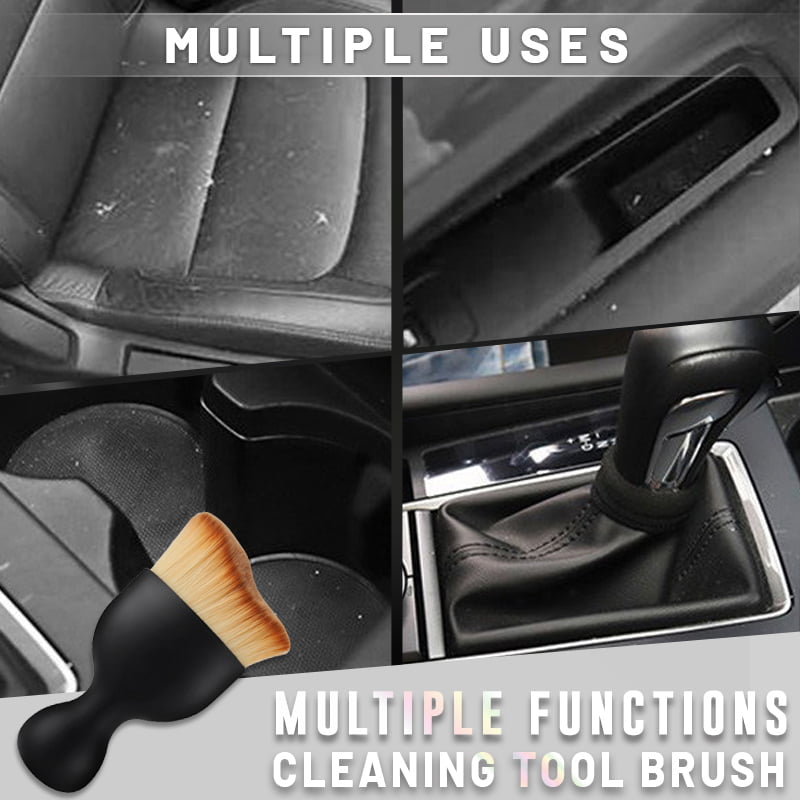 Arenzza car interior cleaning tool brush for car accessories, with durable bristles for detailed interior cleaning.