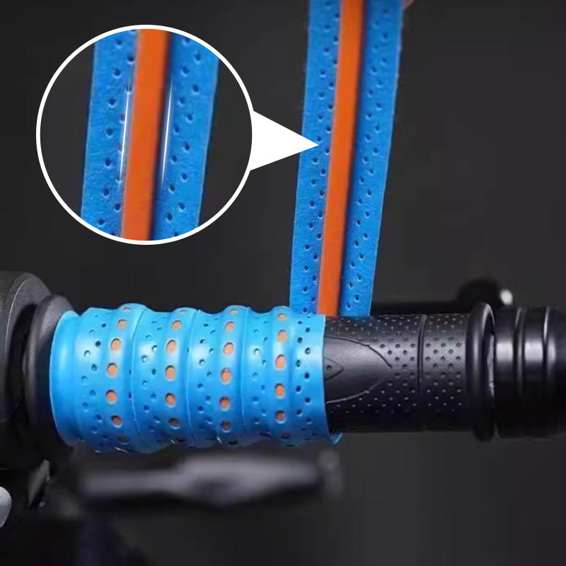 Arenzza non-slip soft silicone grip tape for motorcycle handlebars, featuring textured surface for secure handling.