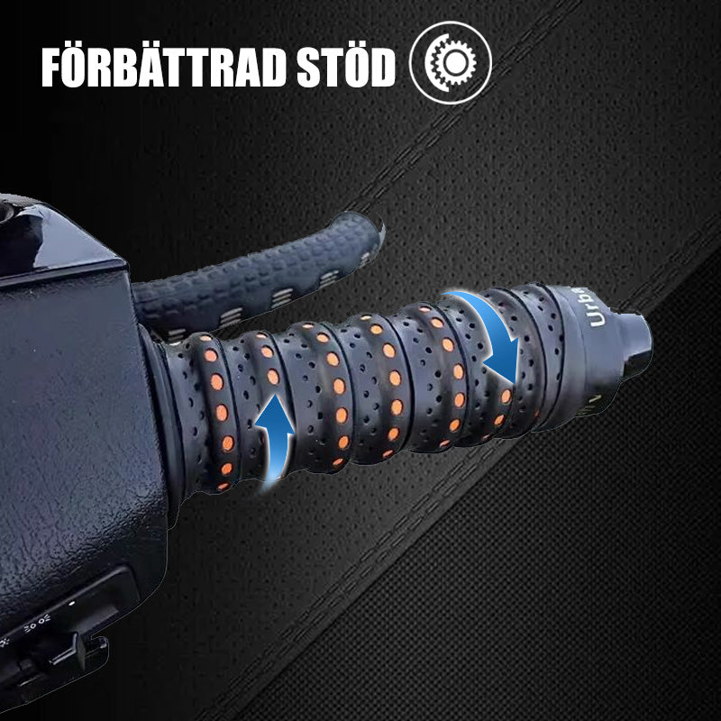 Arenzza non-slip silicone grip tape for motorcycle handlebars, soft and durable car accessory with textured surface for secure grip