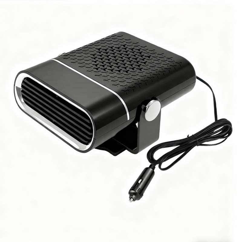 Arenzza 2-in-1 portable car heater with 360° rotation, compact car accessory for heating and defrosting vehicles.