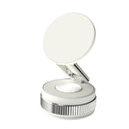 Arenzza 360° rotating magnetic phone holder for cars, showing the adjustable mount and magnetic phone attachment on a car dashboard.