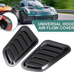 Arenzza universal car hood vent decoration accessory installed on a vehicle's hood, enhancing style and ventilation.