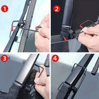 Arenzza windshield wiper arm pressure spring booster for car accessories, shown attached to a vehicle's wiper arm.