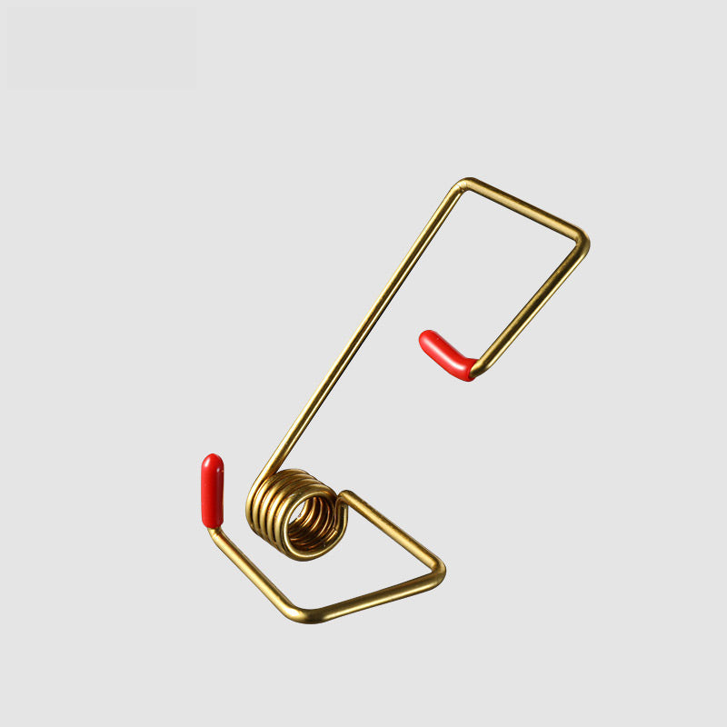 Arenzza windshield wiper arm pressure spring booster for car windshield wipers, shown attached to wiper arm in close-up.