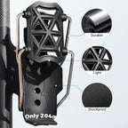 Arenzza adaptive cycling bottle holder for cars, mounted on vehicle interior, designed to securely hold bottles during travel.