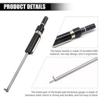 Arenzza brake pad thickness gauge for car accessories, showing a clear, easy-to-read measurement on a durable tool.