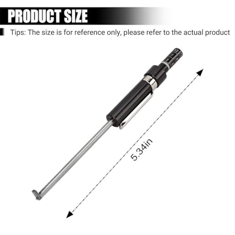 Arenzza brake pad thickness gauge for car accessories, featuring a clear ruler and durable design for precise measurement.
