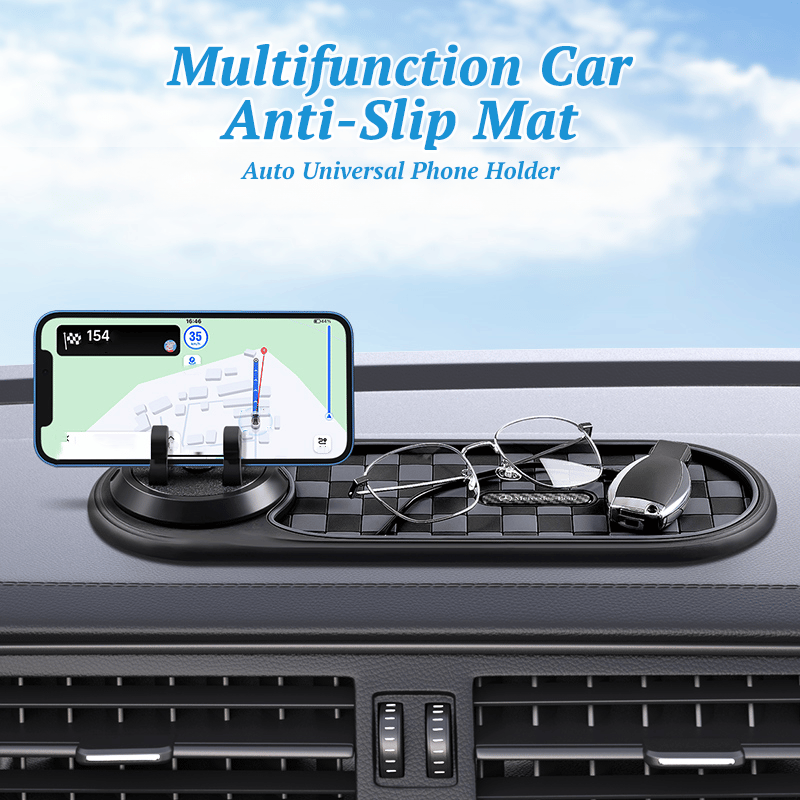 Arenzza multifunction car anti-slip mat with textured surface designed to prevent items from sliding in vehicle.