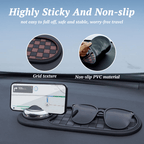 Arenzza multifunction car anti-slip mat with textured surface, designed to hold items securely in a vehicle.