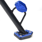 Arenzza motorcycle kickstand foot extension pad for side stand, designed as a durable car accessory for stable parking on various surfaces.