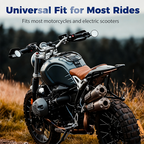 Arenzza universal silicone handlebar and brake lever grip covers for car accessories, shown in black with textured surface.