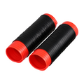Arenzza universal silicone handlebar and brake lever grip covers for car accessories, shown in black on a vehicle's steering and brake levers.