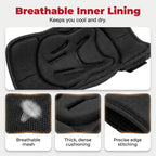 Arenzza motorcycle knee and elbow protector set with black padding and adjustable straps, designed for safety and durability.