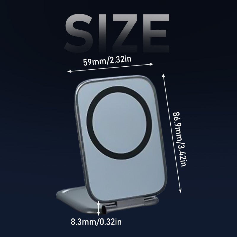 Arenzza Magnetic Strong-Hold Phone Mount attached to a car dashboard, holding a smartphone securely in place.
