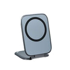 Arenzza Magnetic Strong-Hold Phone Mount attached to a car dashboard, holding a smartphone securely for hands-free use.