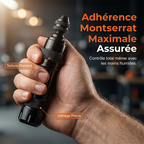 Arenzza tubeless tire repair kit in an aluminum case, car accessory with repair tools for punctured tires.