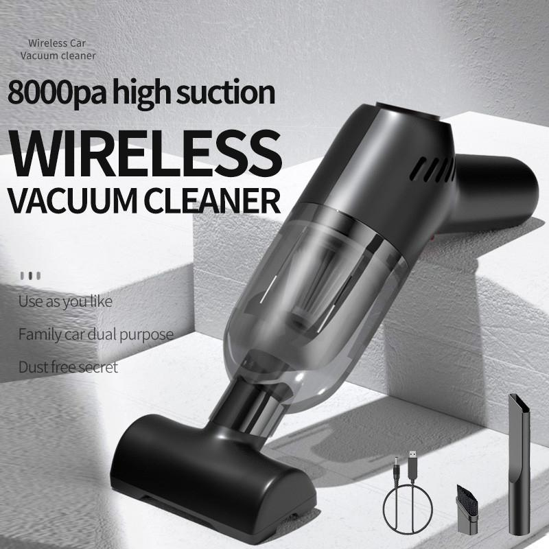 Arenzza portable cordless car vacuum cleaner with a sleek handheld design, ideal for cleaning car interiors.