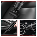 Arenzza portable cordless car vacuum cleaner with a compact design, handheld device for cleaning car interiors.