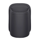 Arenzza Universal Leather Car Door Cup Holder attached to a car door, designed to securely hold drinks and improve vehicle organization.