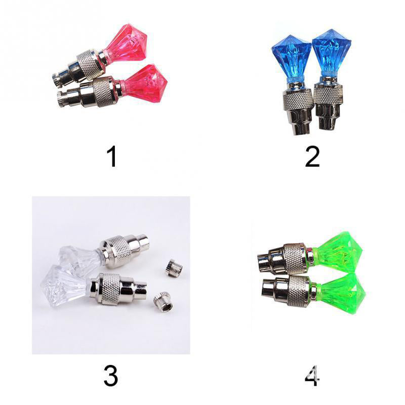 Arenzza motorcycle water-resistant wheel tire lights glowing brightly on a motorcycle tire for stylish night riding safety.