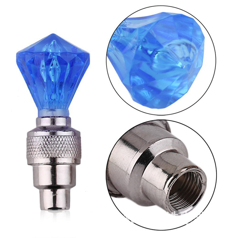Arenzza motorcycle water-resistant wheel tire lights glowing brightly on a motorcycle tire for stylish night riding and safety.