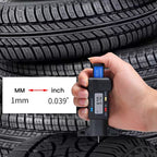 Arenzza digital car tyre tread depth gauge meter measuring tire tread depth with a clear digital display, car accessories tool.