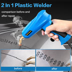 Arenzza high power car crack repair welding machine with welding staples set for auto body repairs and crack fixing.
