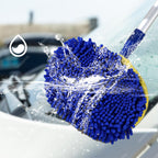 Arenzza long handle telescopic car wash mop with durable aluminum pole for easy vehicle cleaning in a car accessories image.