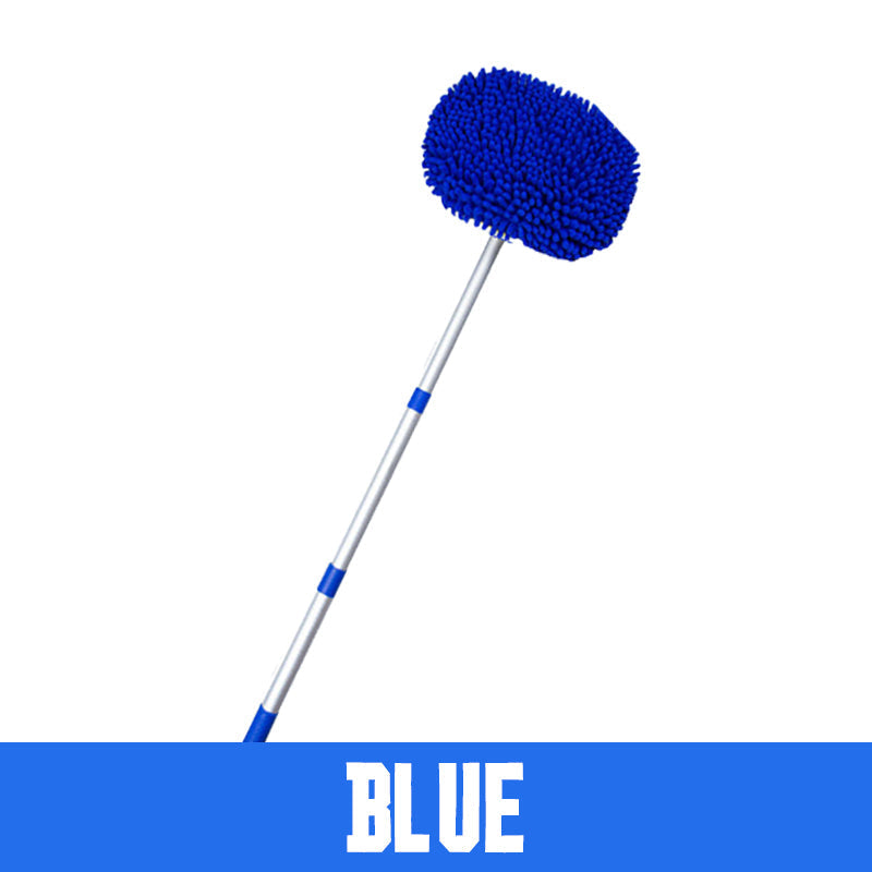 Arenzza durable aluminum telescopic car wash mop with long handle, designed for easy cleaning of vehicle exteriors.