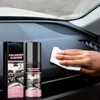 Arenzza 100ml car interior cleaner spray showing a sleek bottle with a spray nozzle for car accessories cleaning.