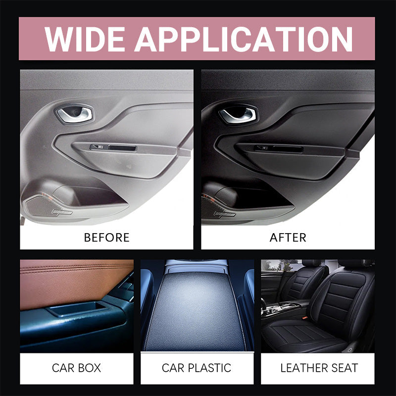 Arenzza 100ml car interior cleaner bottle with spray nozzle, designed for cleaning and refreshing vehicle interiors.