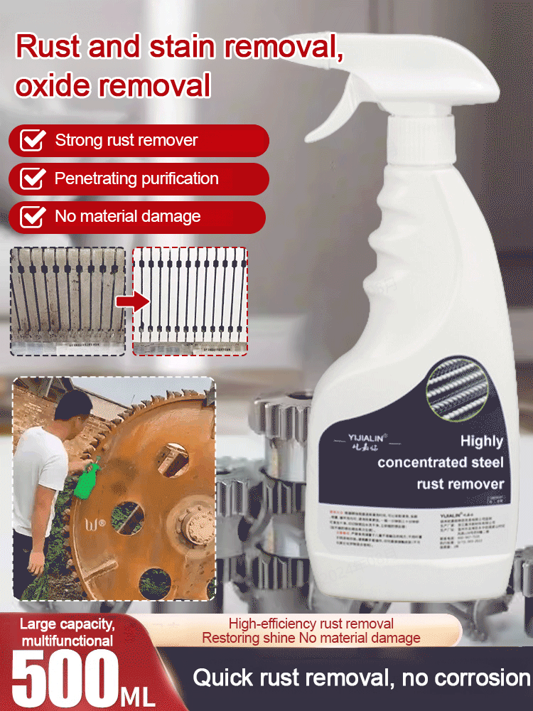Arenzza rust remover for steel and iron, highly concentrated car accessory with a gel-like consistency, ideal for rust removal.