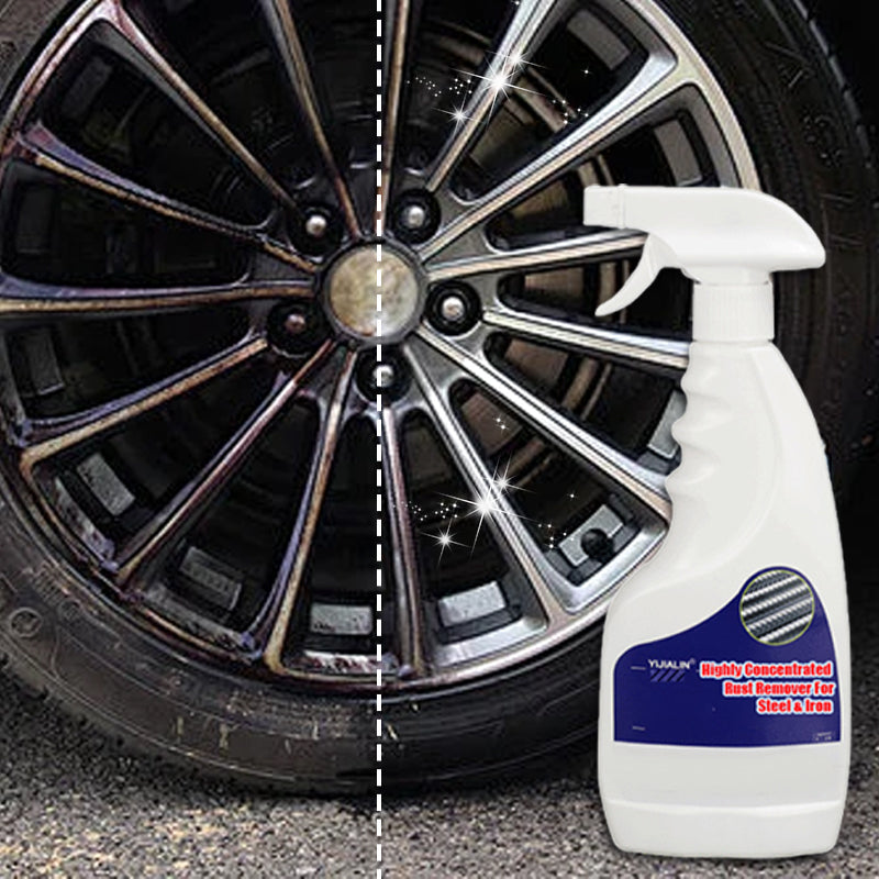 Arenzza rust remover for steel and iron, highly concentrated car accessory with a spray bottle for rust removal and cleaning.