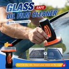 Arenzza 2026 Handheld Glass Oil-Film Remover for cars, showing a compact tool with a handle and cleaning surface for oil film removal.