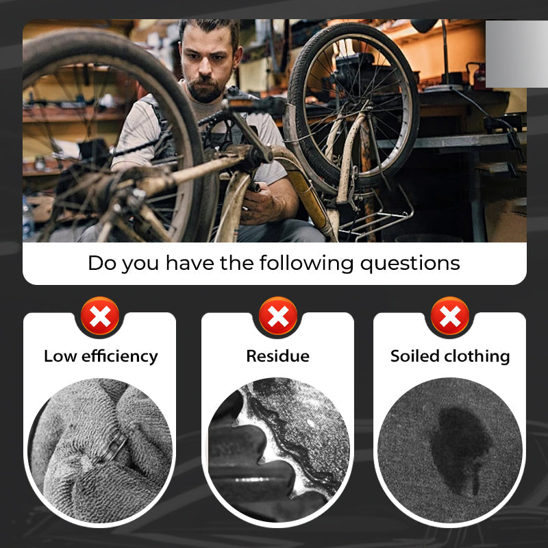 Arenzza bike chain scrubber for cleaning bicycle chains, a car accessories product with a cylindrical brush and cleaning solution.