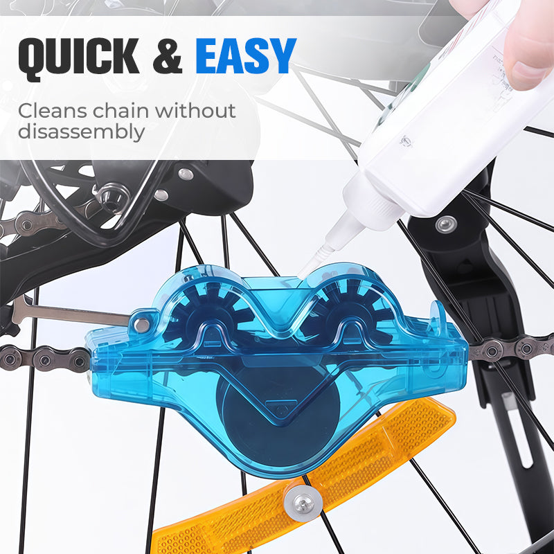 Arenzza bike chain scrubber for car accessories, showing a durable cleaning tool with bristles for bike chain maintenance.