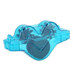 Arenzza bike chain scrubber cleaning tool for bike maintenance, featuring a compact design with bristles for effective chain cleaning.