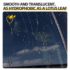 Arenzza auto glass scratch care polishing fluid bottle, car accessory for removing scratches and restoring clarity.