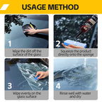 Arenzza auto glass scratch care polishing fluid bottle for car accessories, used for removing scratches from vehicle windows.