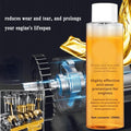 Arenzza engine anti-wear protectant bottle, car accessory for engine protection, with a sleek label and cap in the image.