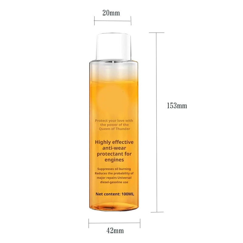 Arenzza engine anti-wear protectant bottle for car accessories, designed to reduce engine wear and improve performance.