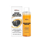 Arenzza engine anti-wear protectant bottle for car accessories, showing the product label and packaging.