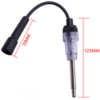 Arenzza automotive spark plug coil ignition tester for car accessories, showing the testing device with colorful wires and display.