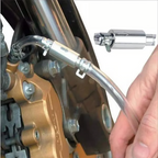 Arenzza brake bleeder hose with one-way check valve for car brake fluid bleeding and maintenance.