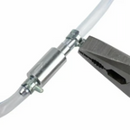 Arenzza Brake Bleeder Hose with One Way Check Valve for car maintenance, featuring flexible hose and secure valve connection.