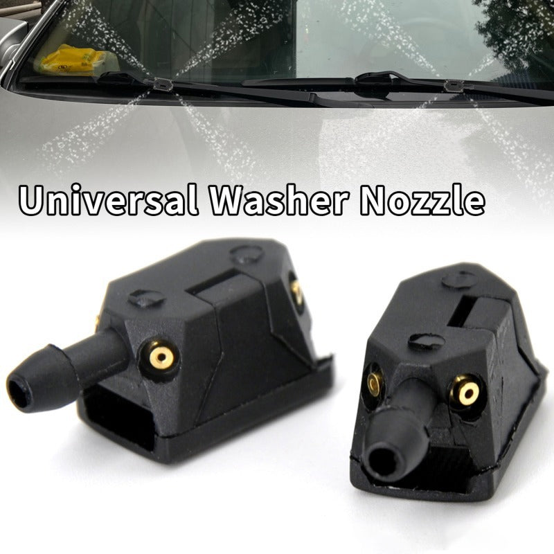 Arenzza car wiper nozzle in close-up, showing the sleek design and fitting details for enhancing windshield wiper performance.