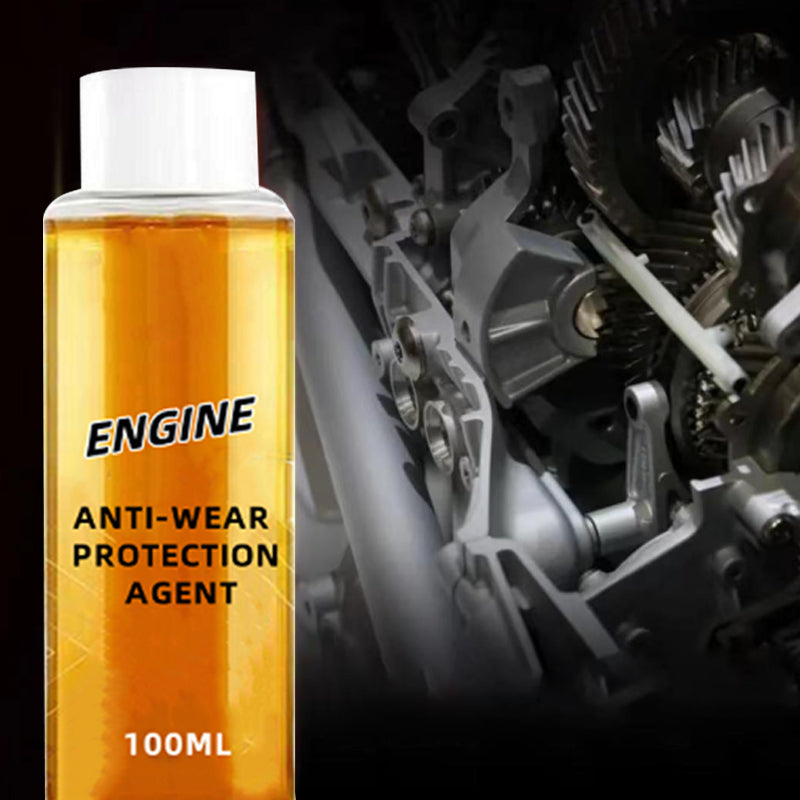 Arenzza engine anti-wear protection agent in a bottle, designed for car accessories to help reduce engine wear and improve performance.